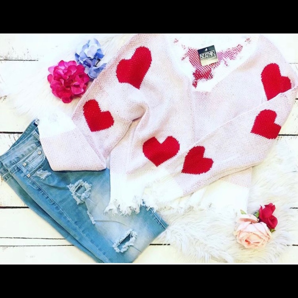 Queen of hearts sweater
